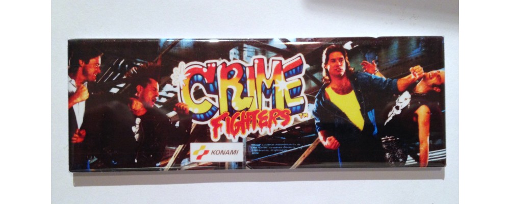 Crime Fighters - Marquee - Magnet - Konami